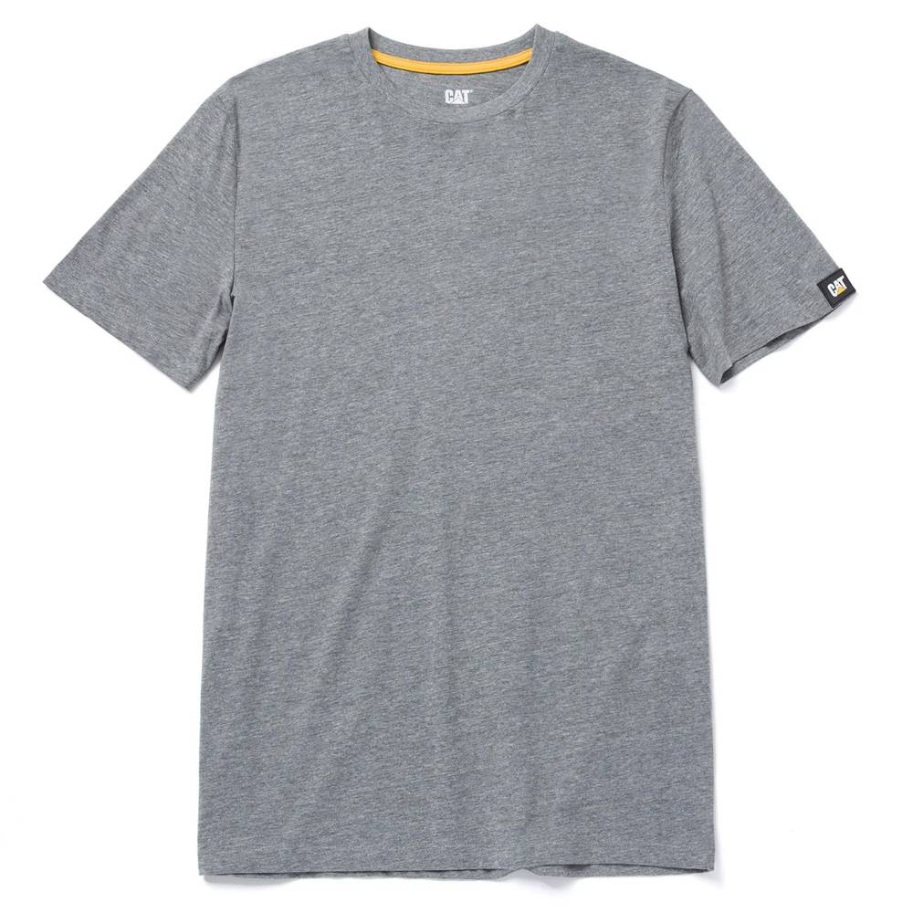 CAT Essentials 1510590 Short Sleeve T-Shirt Heather Grey