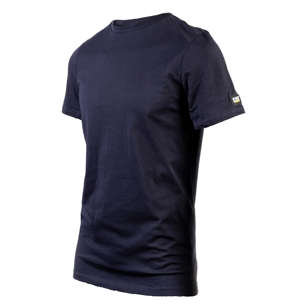 CAT Essentials Short Sleeve T-Shirt Navy
