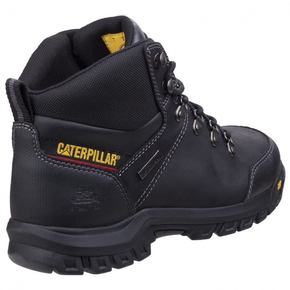 CAT Framework Safety Boots Waterproof Steel Toe Caps Black