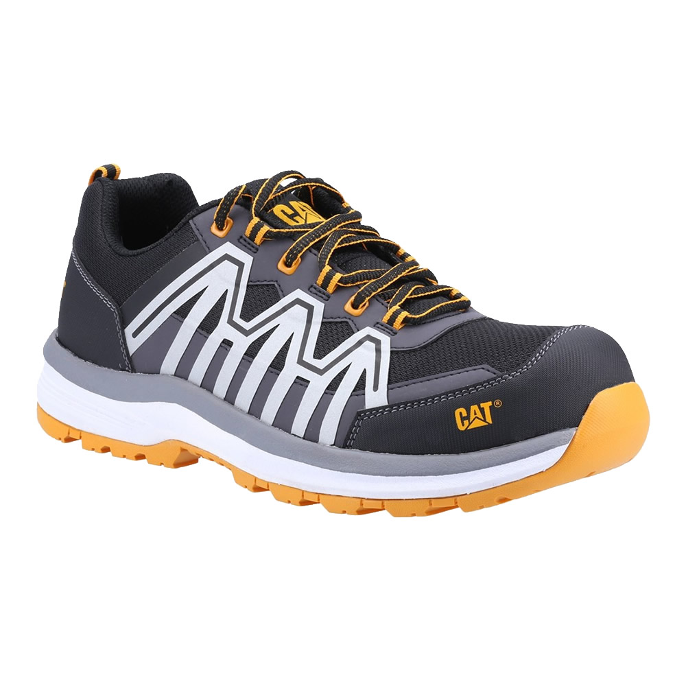 CAT Charge S3 Black/Orange Safety Trainers