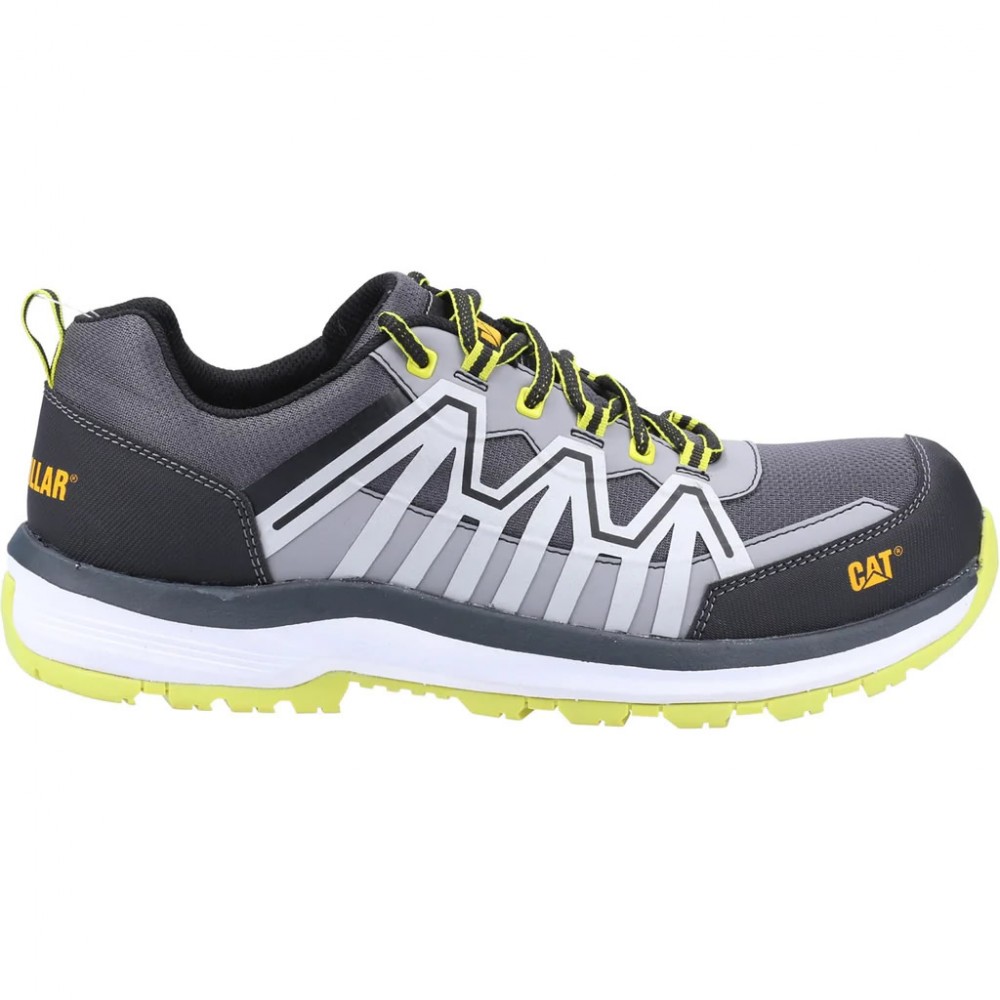 CAT Charge S3 Black/Lime Safety Trainers