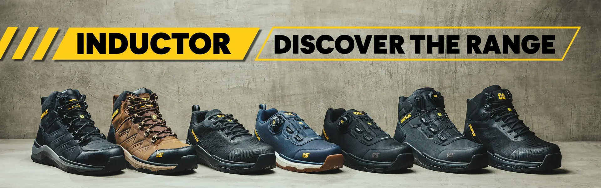 NEW IN — CAT INDUCTOR SAFETY BOOTS