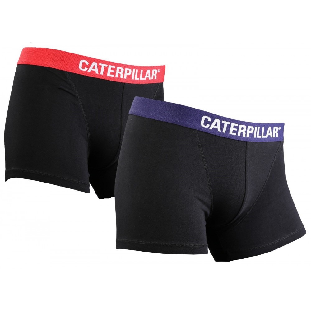 CAT Black/Fluro Boxer Shorts 2-Pack