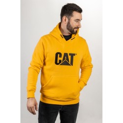 CAT Trademark Hooded Sweatshirt Yellow/Black