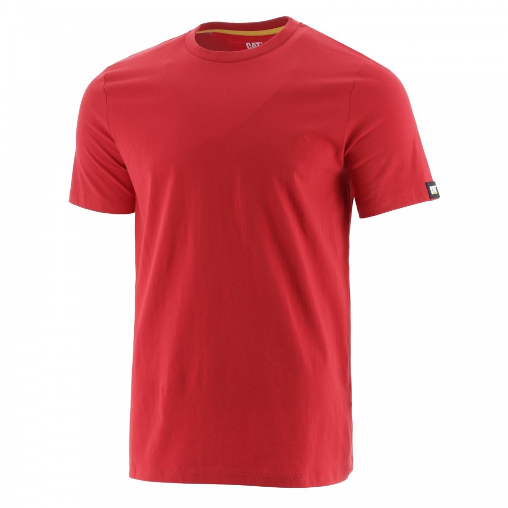 CAT Essentials Short Sleeve T-Shirt Red