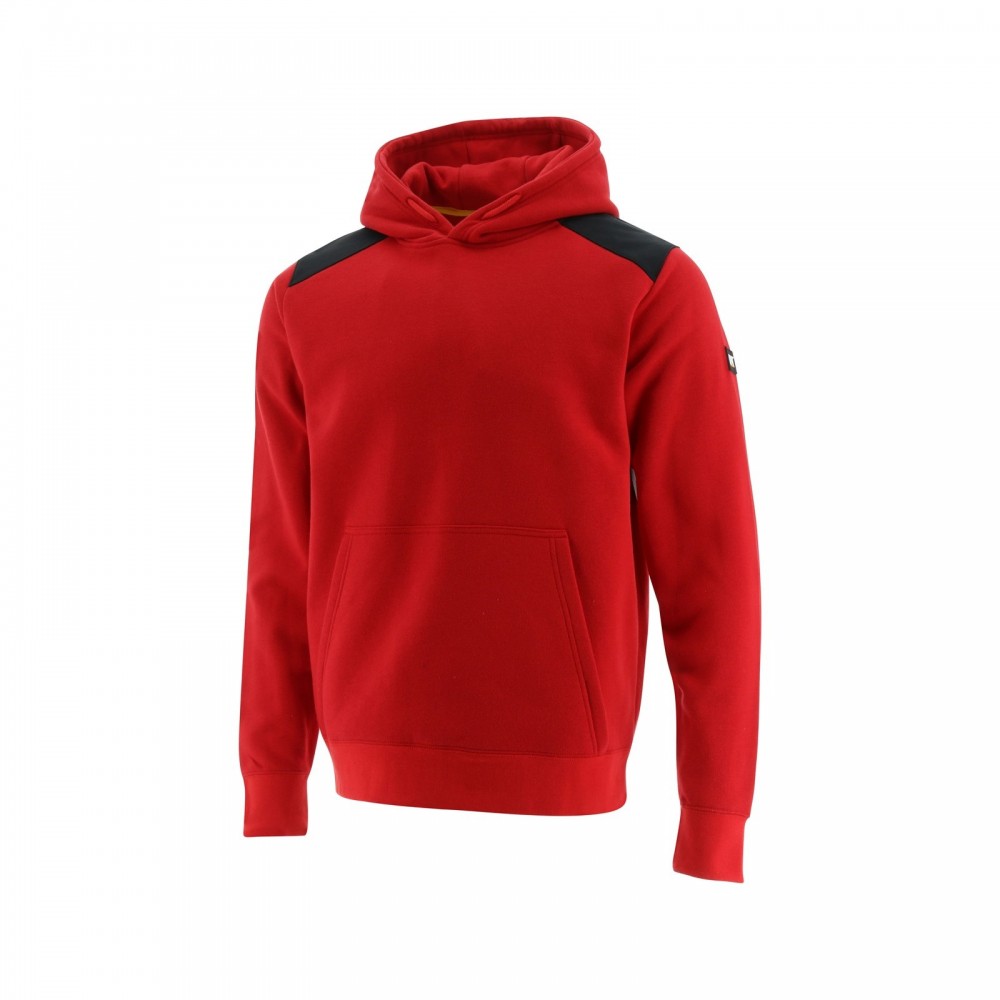 CAT Essentials Hooded Sweatshirt Red