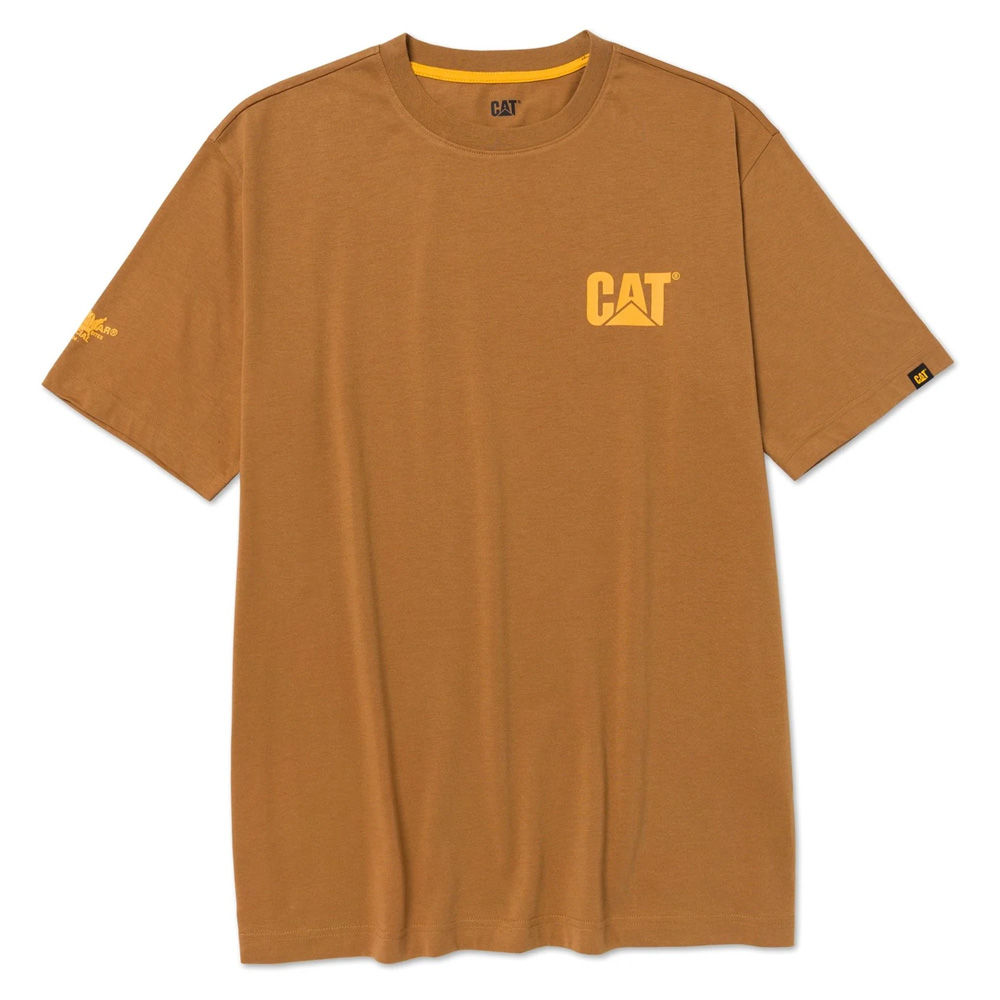 CAT Trademark Graphic T-Shirt Bronze