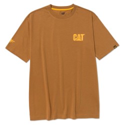 CAT Trademark Graphic T-Shirt Bronze