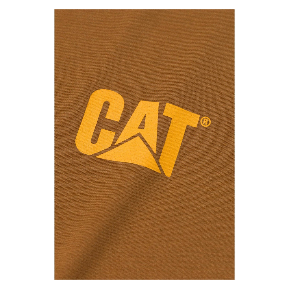CAT Trademark Graphic T-Shirt Bronze