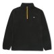 CAT Microfleece Black / Yellow Quarter Zip