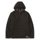 CAT Hooded Sherpa Black Lined Jacket