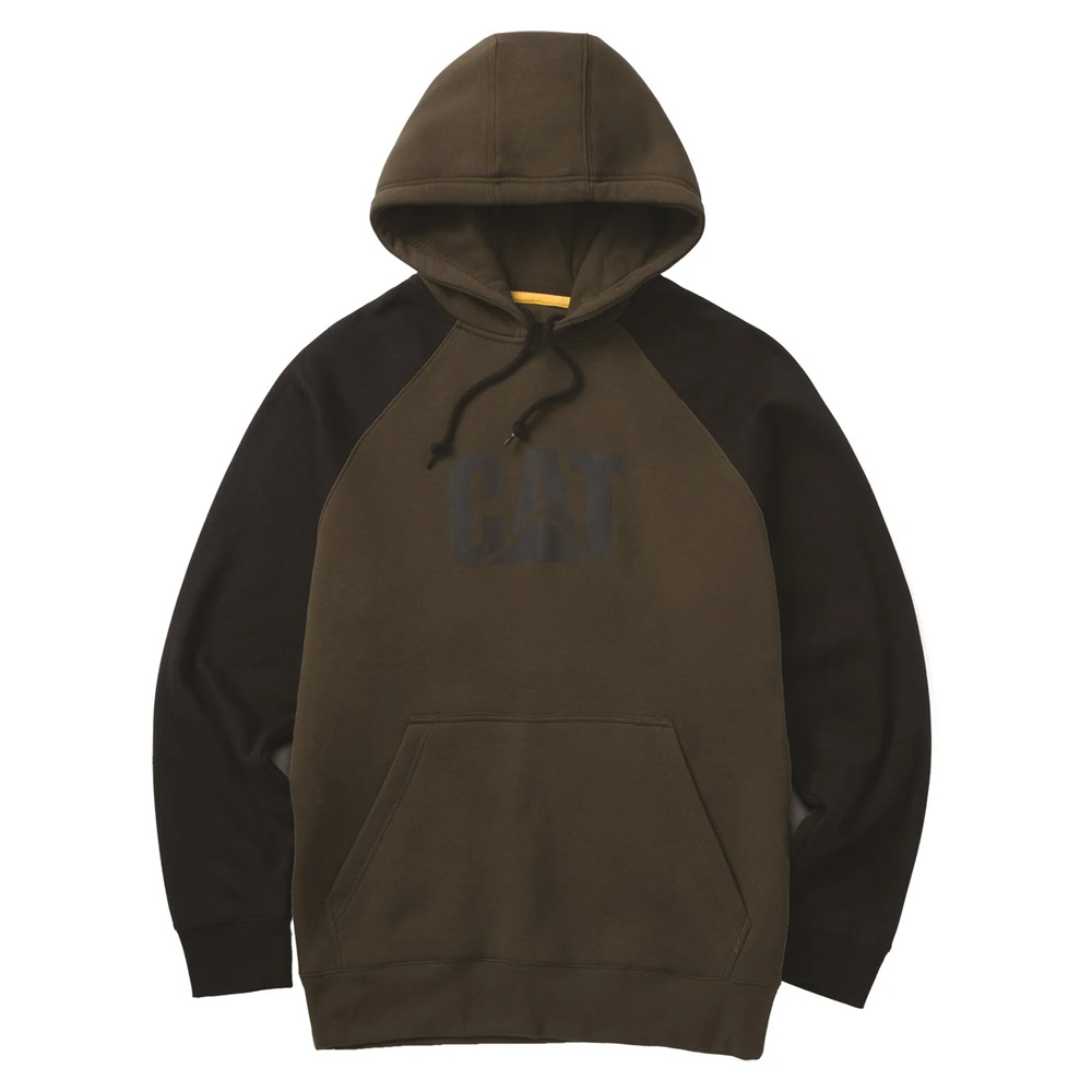 CAT 1050024 Raglan Moss / Black Hoodie