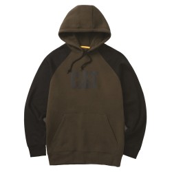 CAT 1050024 Raglan Moss / Black Hoodie