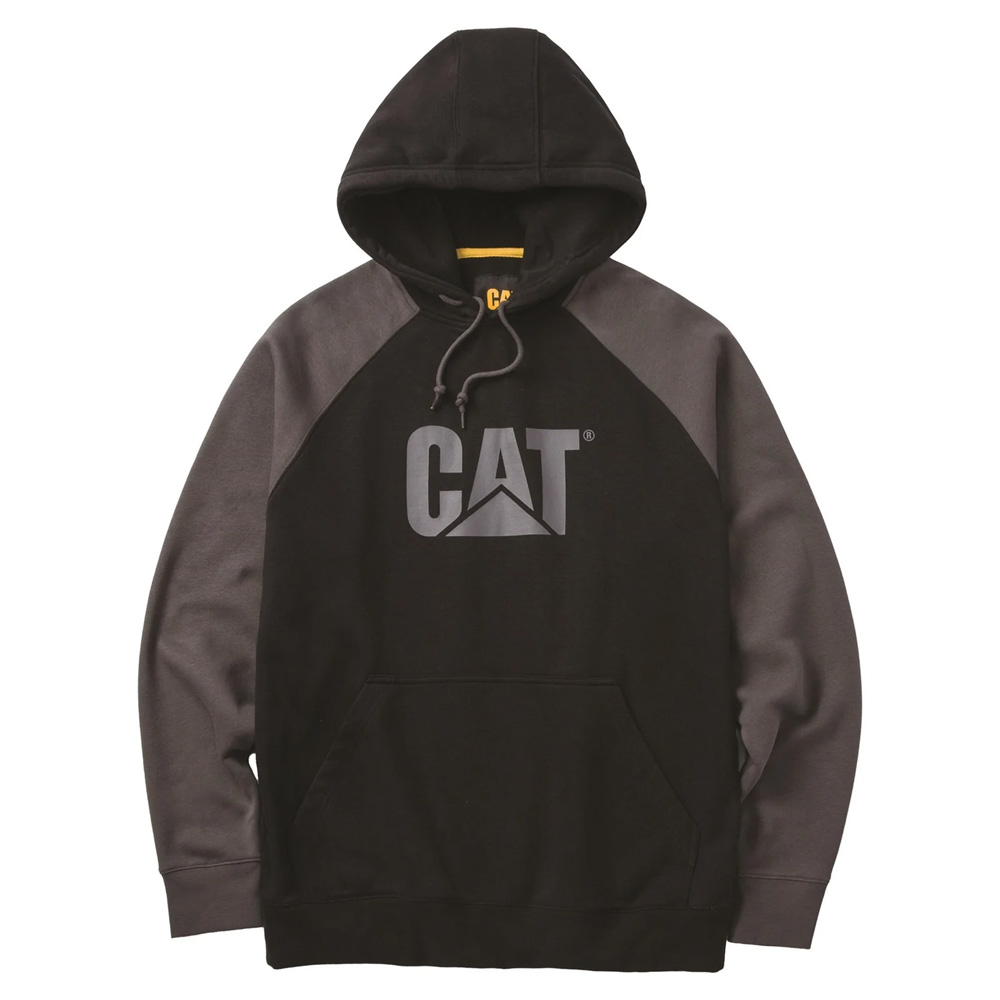 CAT 1050024 Raglan Black / Magnet Hoodie