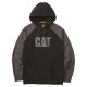 CAT 1050024 Raglan Black / Magnet Hoodie