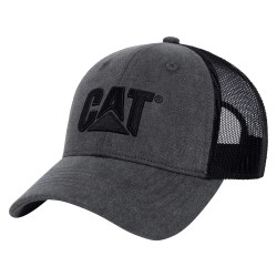 CAT 1090070 Black Trucker Cap