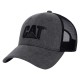 CAT 1090070 Black Trucker Cap