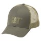 CAT 1120062 Olive Raised Logo Cap  