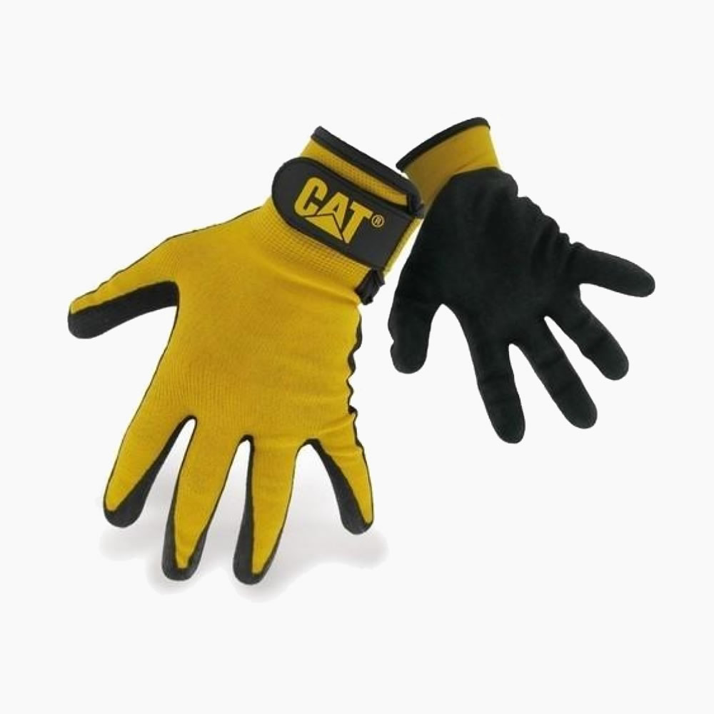 CAT Yellow Nitrile Coated Glove