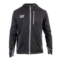 CAT 1910099 Hooded Full Zip Sweatshirt Black