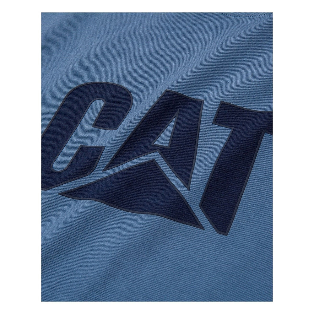 CAT Trademark Coronet Blue Logo T-Shirt