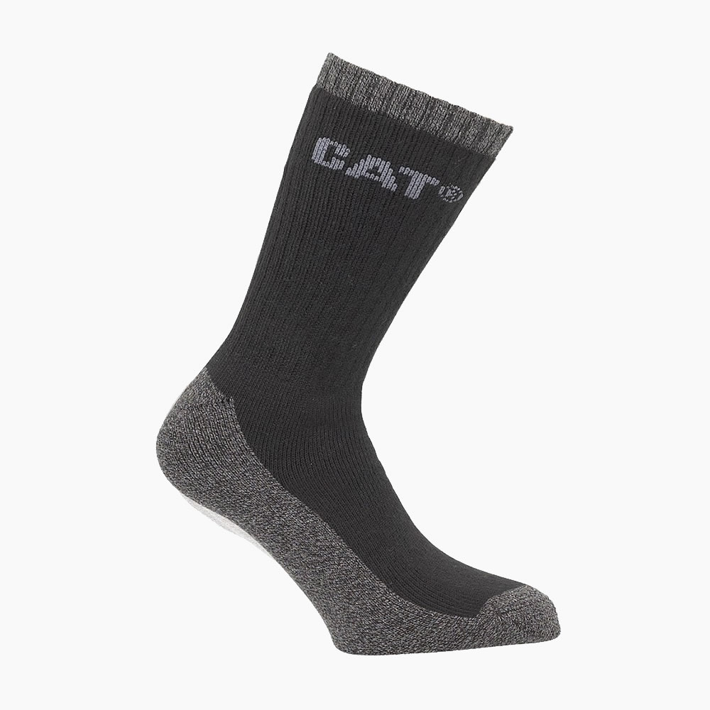 CAT Grey Thermo Socks 2-Pack