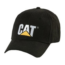 CAT Trademark Black Logo Cap